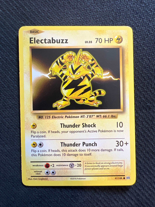 Electabuzz  41/108 - XY Evolutions Common (Non-Holo) NM