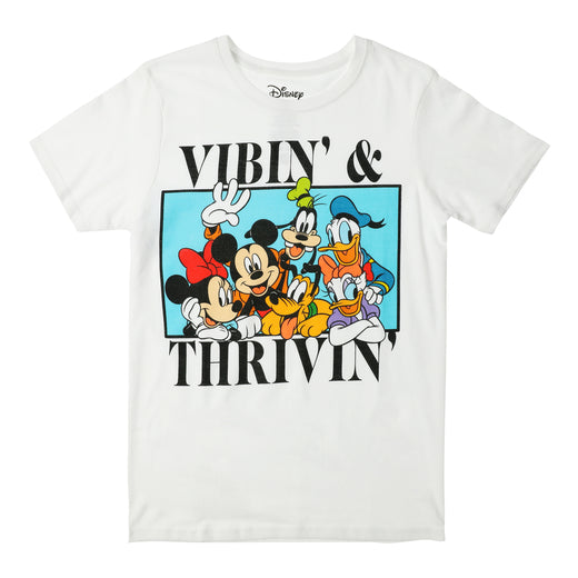 'vibin & thrivin' Mickey & Friends graphic tee